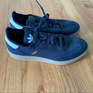Adidas Blue Samba Sneakers